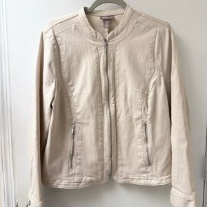Chico's Women's Tan Utility Jacket